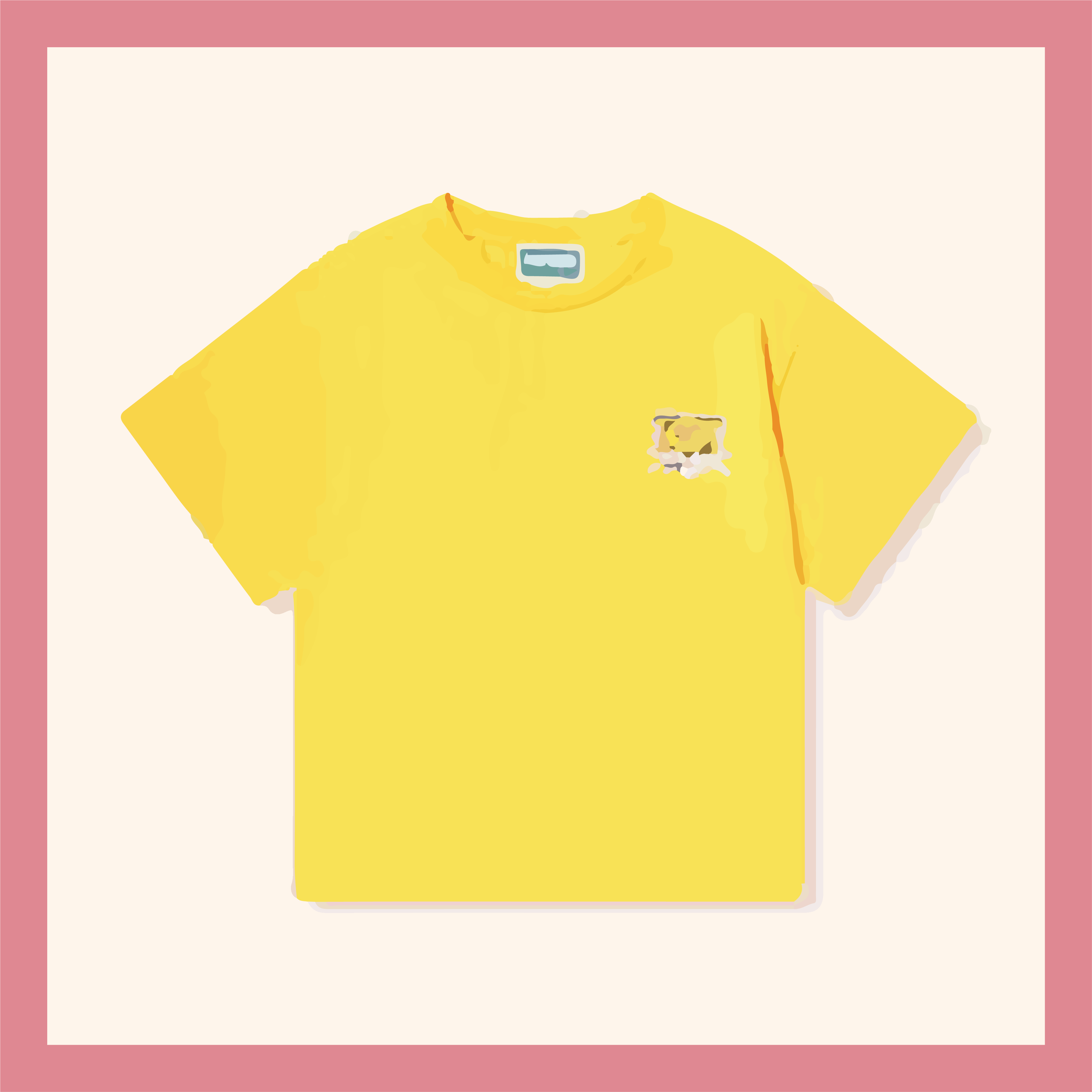 yellow tiger tee