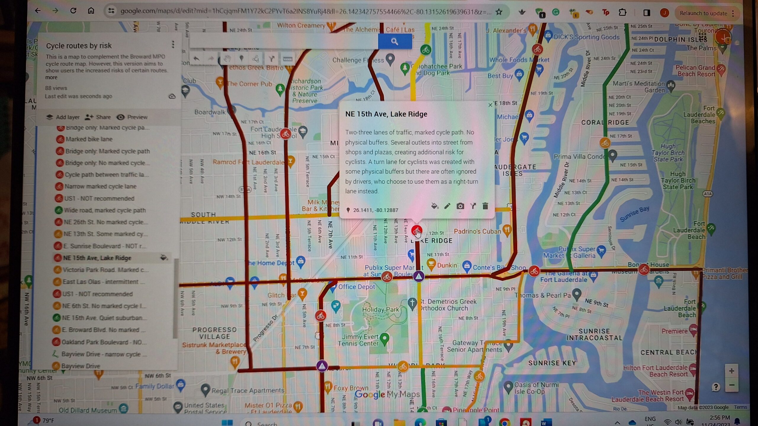 Mapping as Rhetoric: Creating a Community Cycle Map for Broward